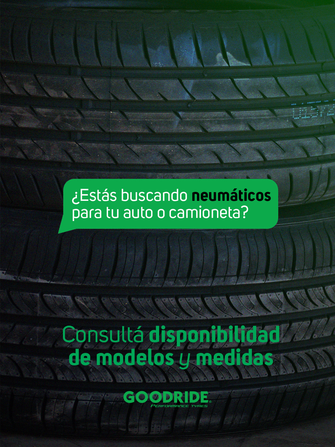 Consultar modelos y medidas Goodride