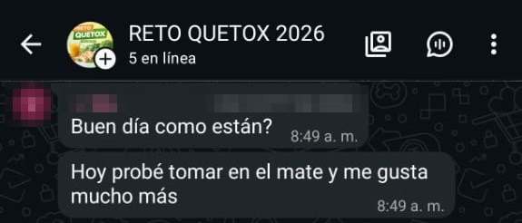 Captura del Grupo VIP de WhatsApp: Rico en el mate