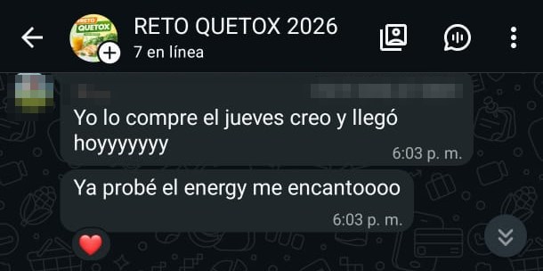 Captura del Grupo VIP de WhatsApp: Llegó rápido