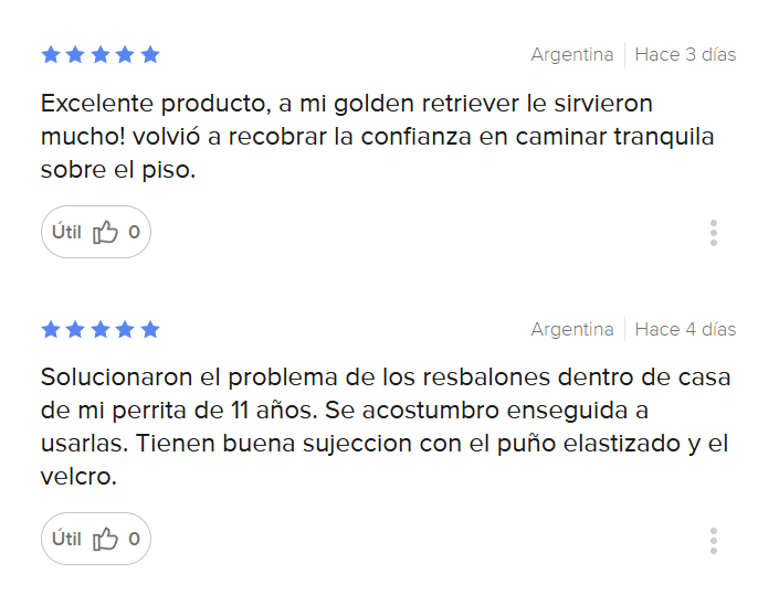 Captura original 2 de opiniones de clientes de medias HUDI en Mercado Libre