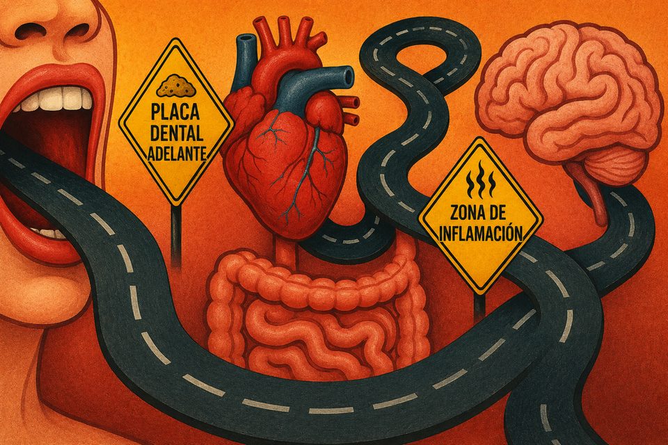 Tu boca es la ruta de entrada al corazón, el cerebro y el intestino