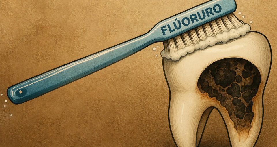 Cepillar con flúor un diente que se sigue deteriorando