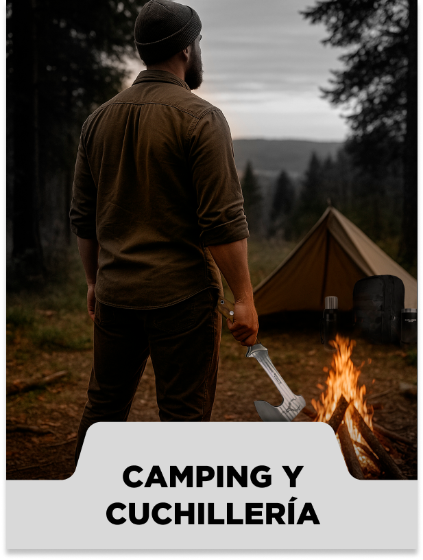 camping y cuchilleria