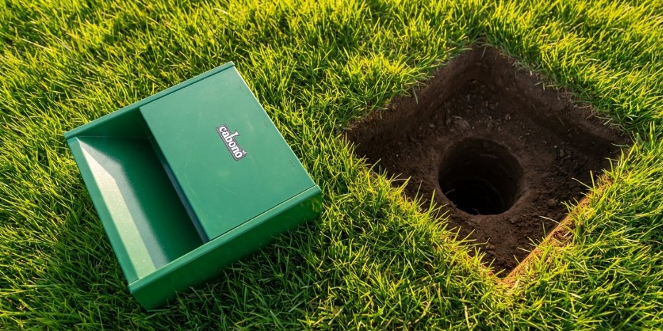 Lo instalás en tu jardín