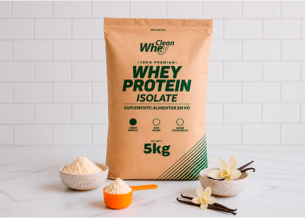 Preparo do whey protein sabor Vanilla