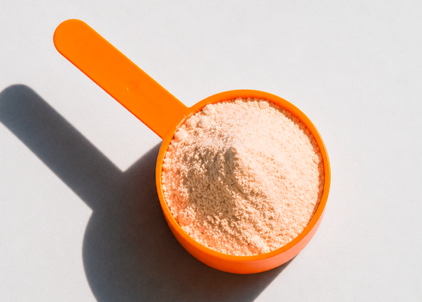 Scoop com whey protein sabor Vanilla