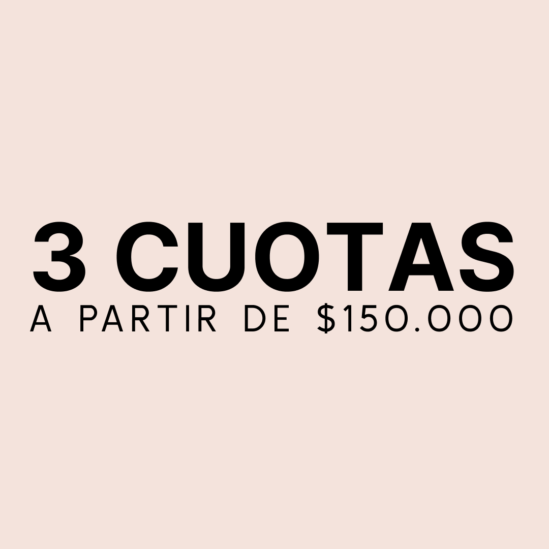 3 cuotas sin interés