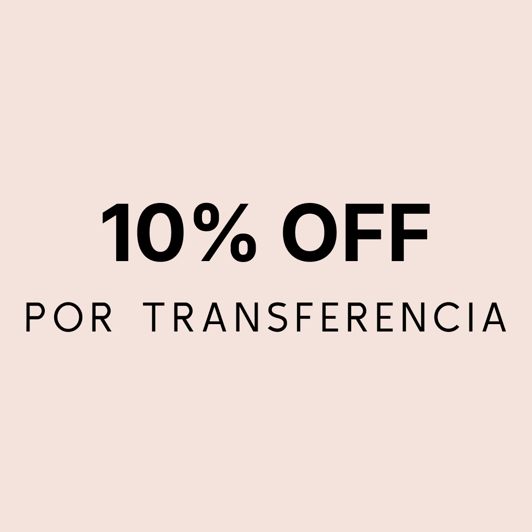 30 % OFF por transferencia