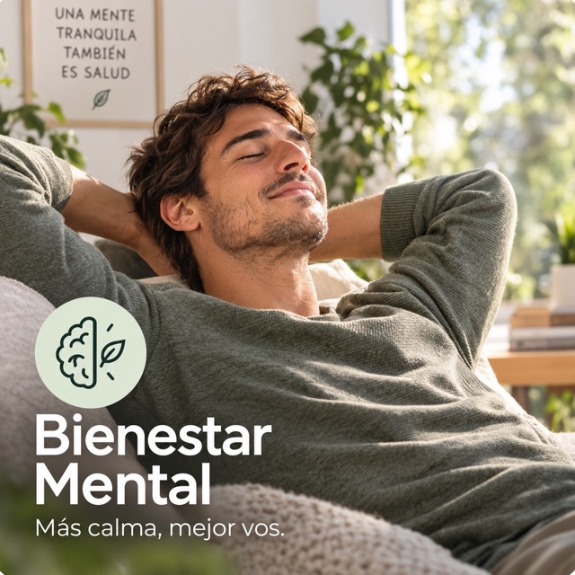 Bienestar mental — más calma, mejor vos