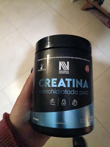 Foto de un cliente con Creatina · Natural Nutrition