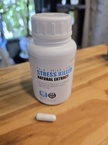 Foto de un cliente con Stress Killer · Leguilab