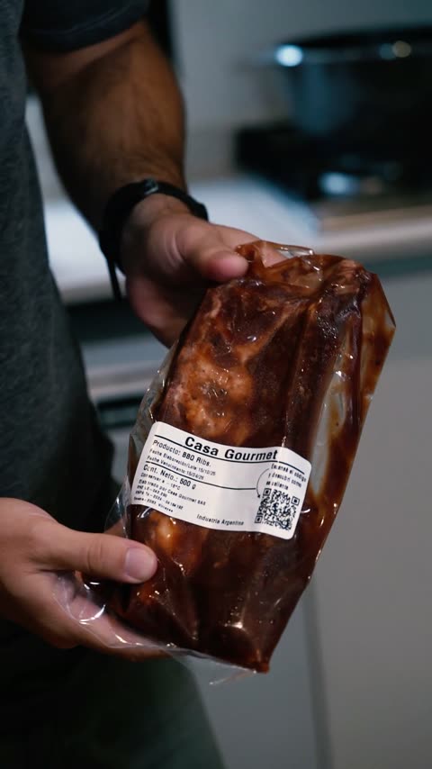 Costillas de cerdo BBQ de La Premium