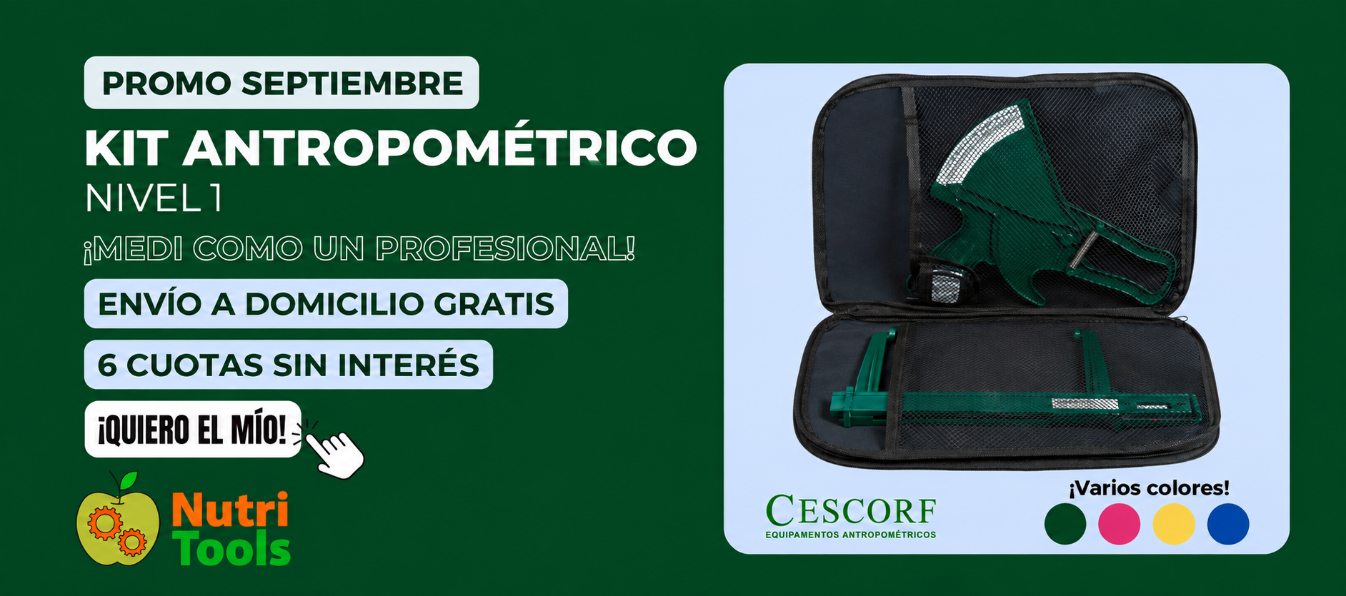 Promo septiembre Kit AntropomÃ©trico Nivel 1