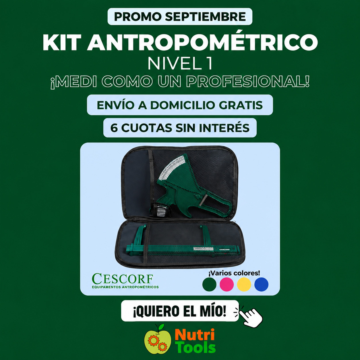 Promo septiembre Kit AntropomÃ©trico Nivel 1