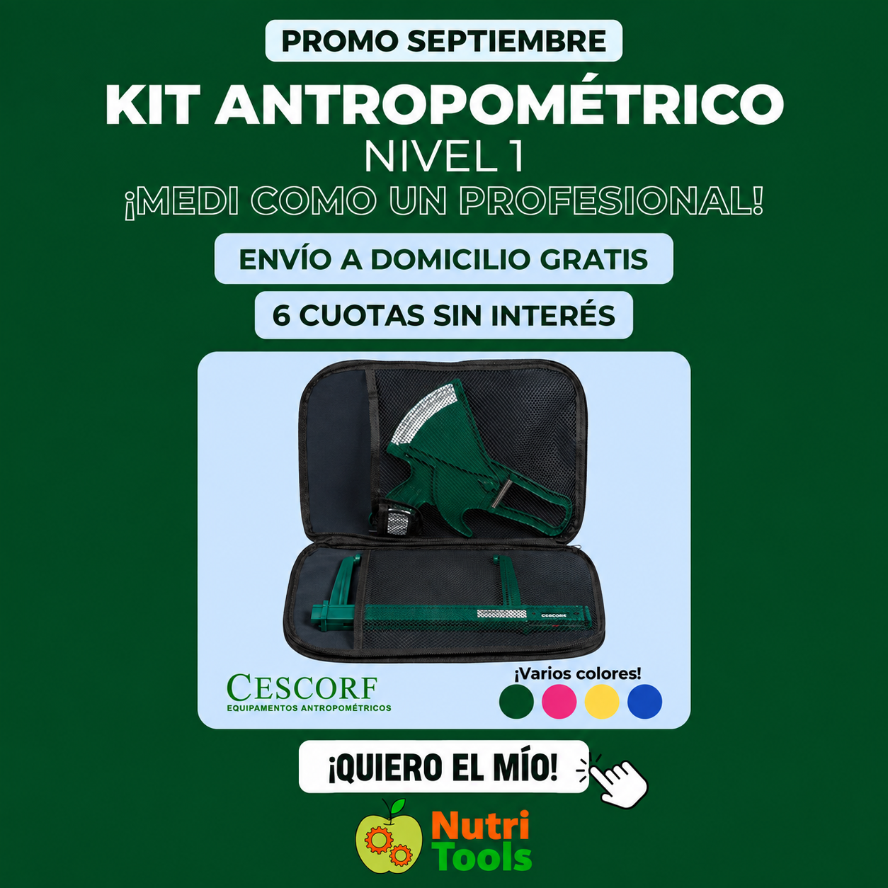 Promo septiembre Kit AntropomÃ©trico Nivel 1