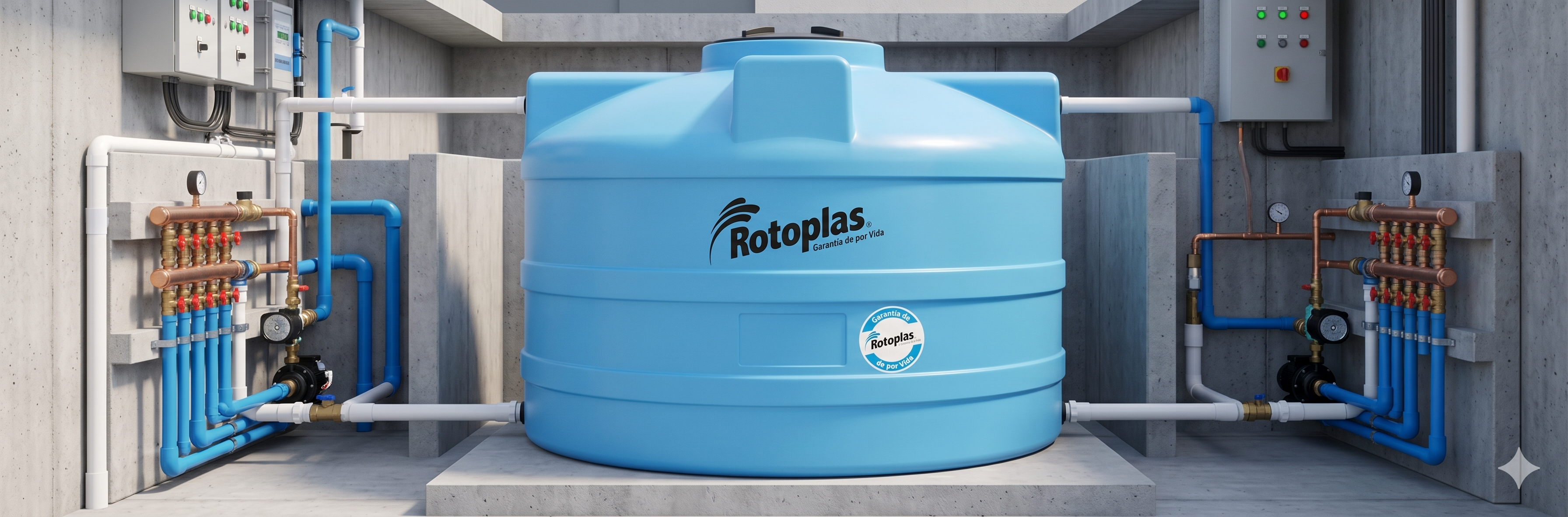 Cisternas Rotoplas - Industrial Eléctrica Istmeña