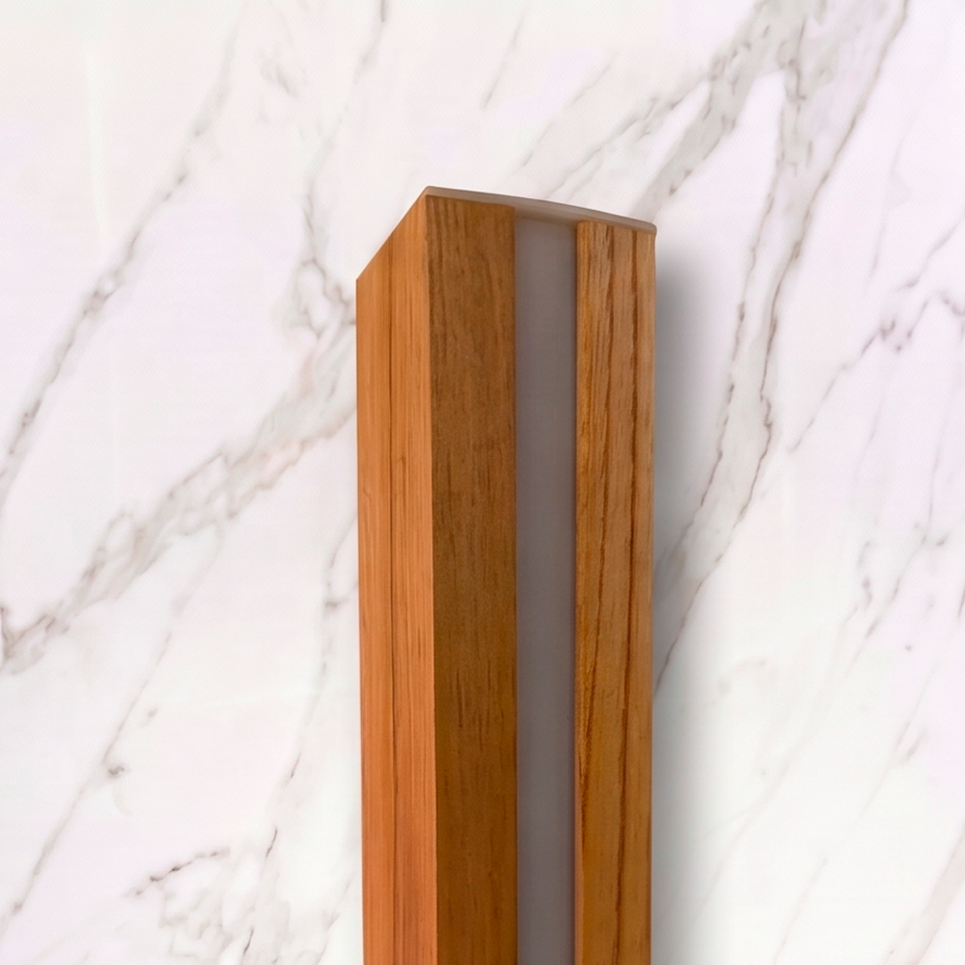 Madera paraíso con protector acrílico para el LED