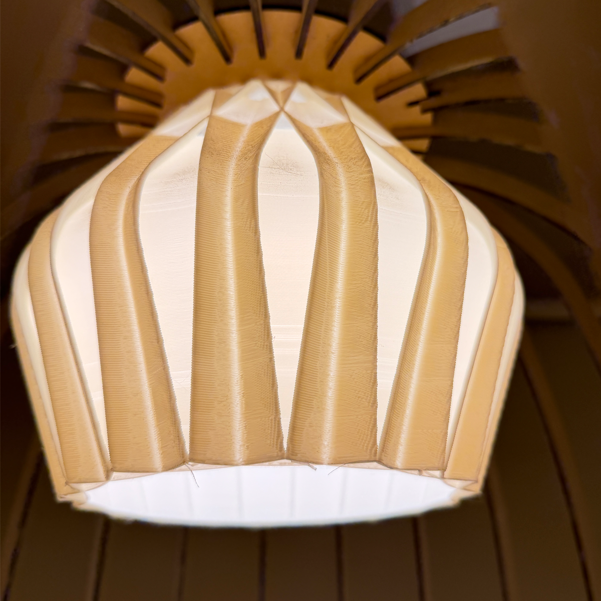 Pantalla interior 3D lámpara Stone