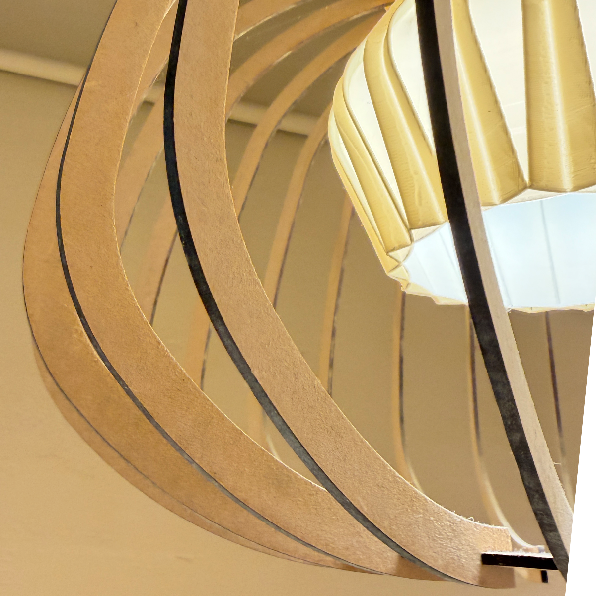Estructura MDF 3 mm lámpara Stone