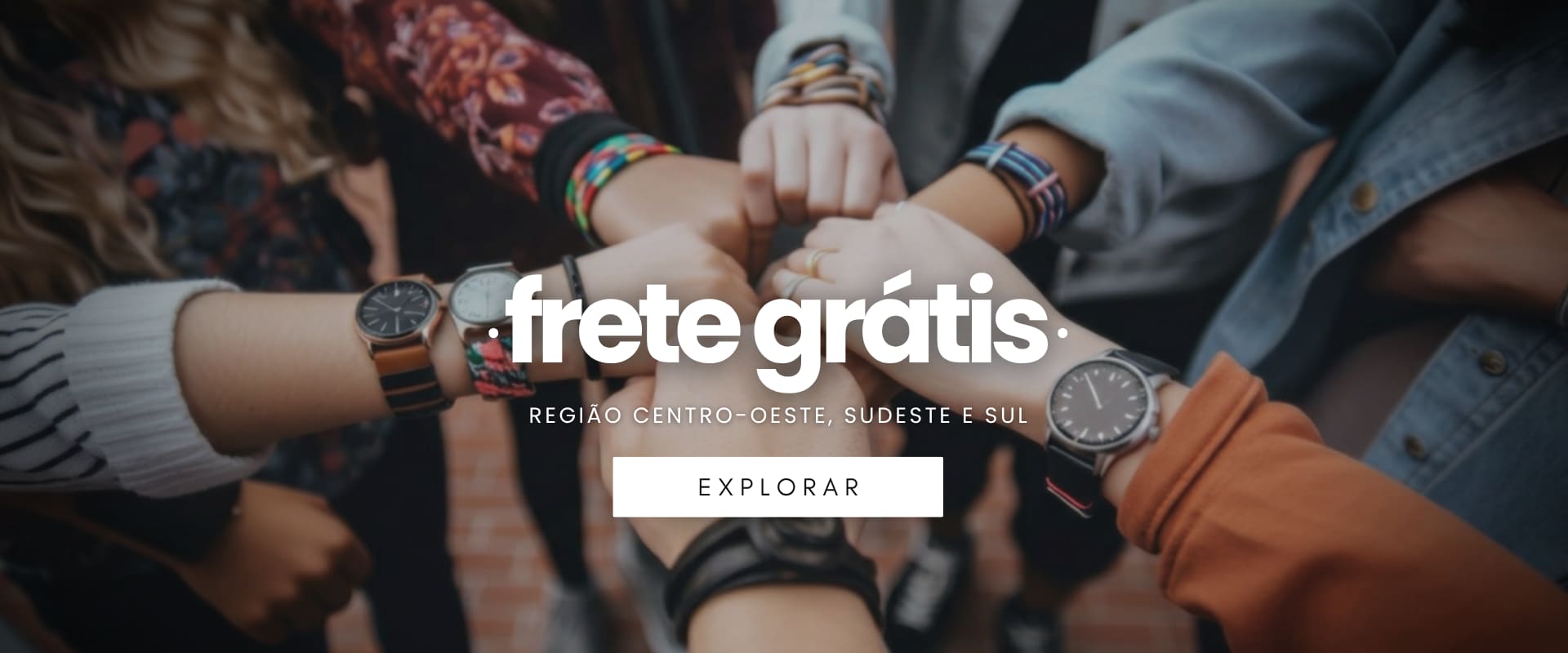 Frete grátis para as regiões Centro-Oeste, Sudeste e Sul