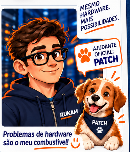 Nerd e Patch oficiais da RUKAM