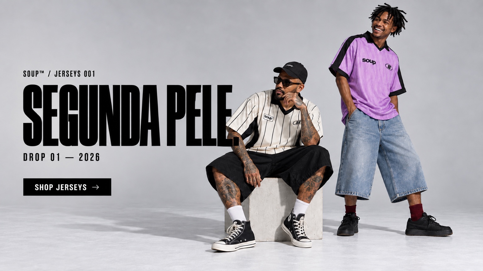 Segunda pele — coleção de Jerseys SOUP