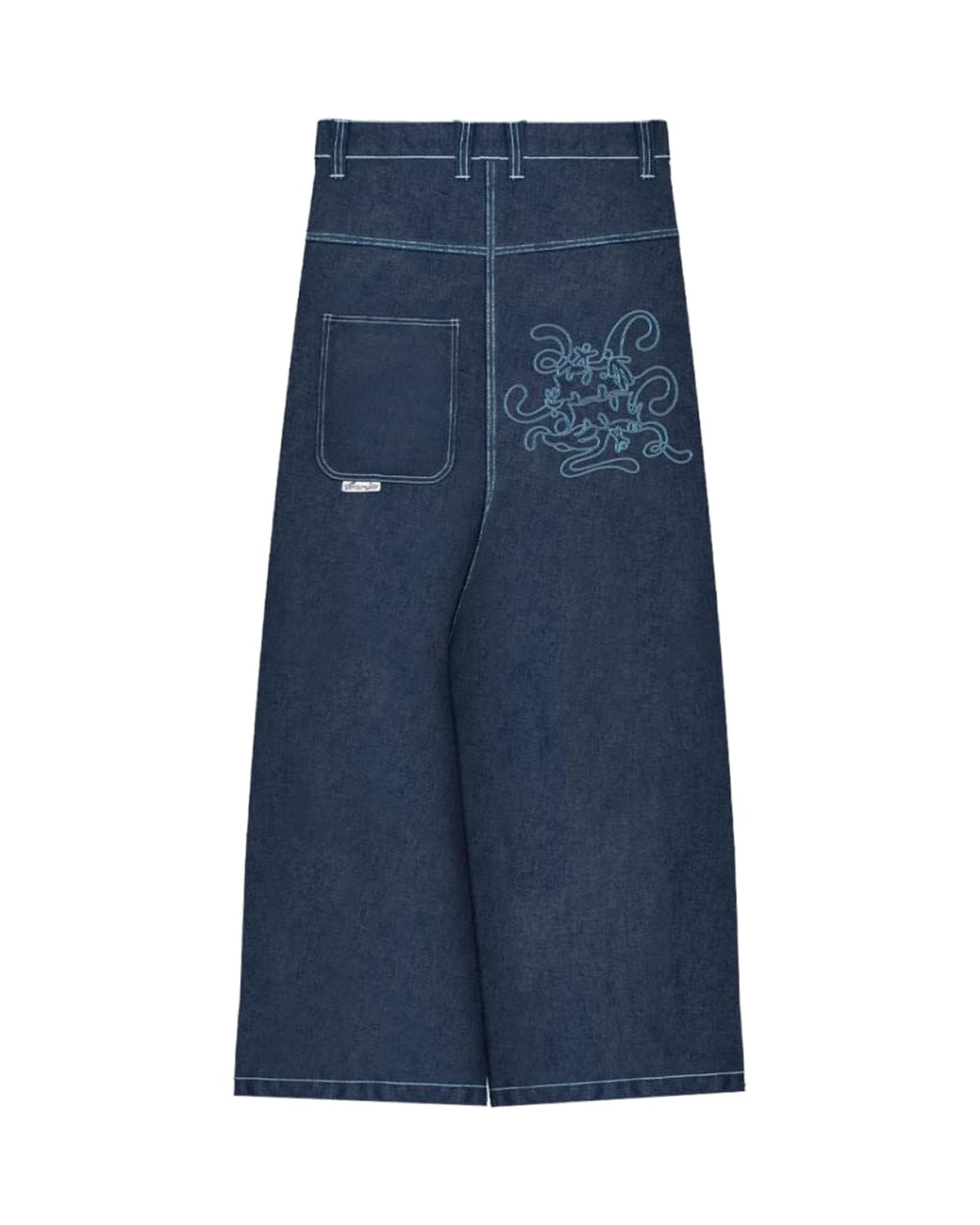 BAGGY JEAN "BREATHER" azulino