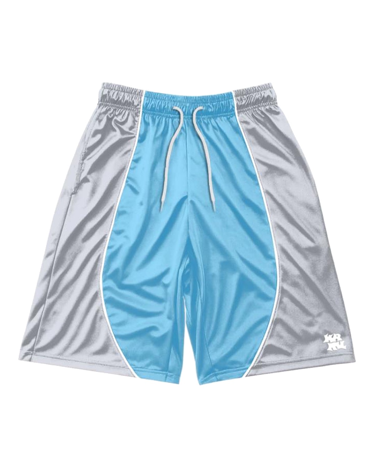 SHORT "RETRO BASKET" celeste