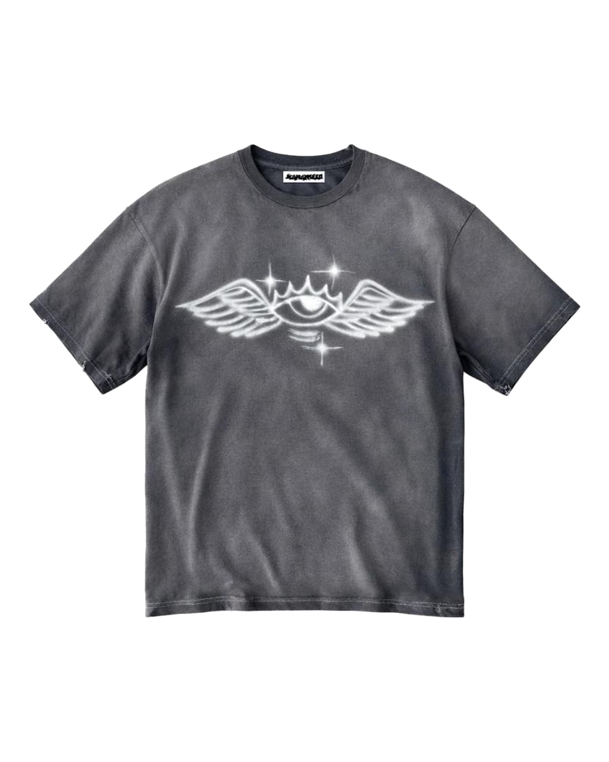 "aware" tee negra