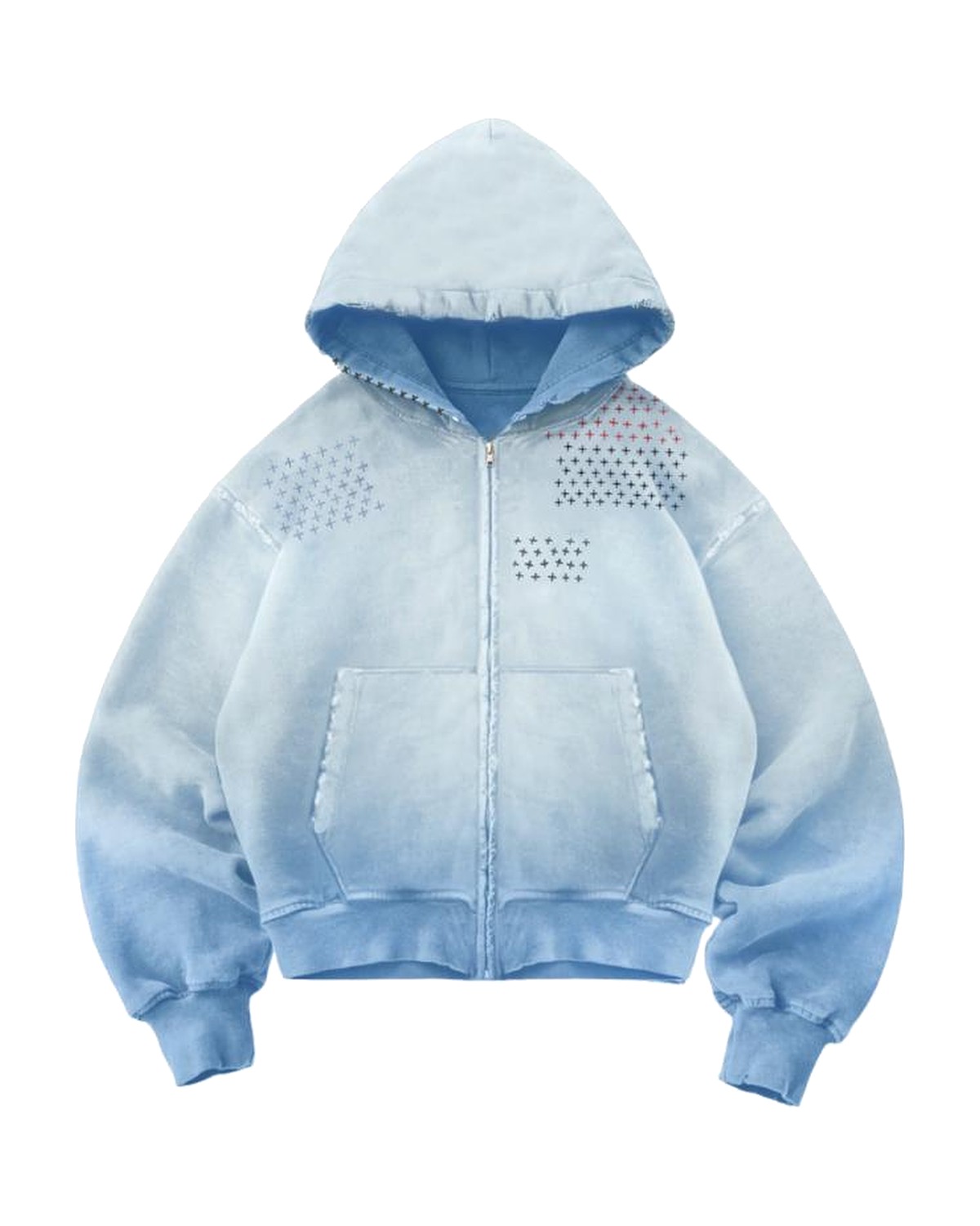 "core" zip hoodie