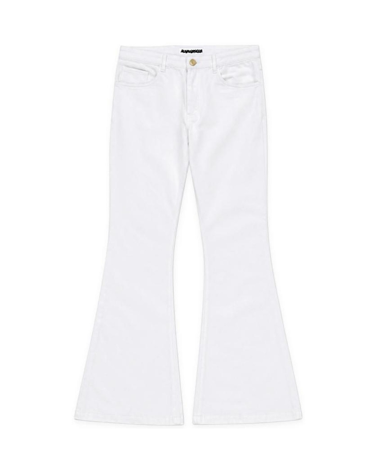 "raw' flared blanco