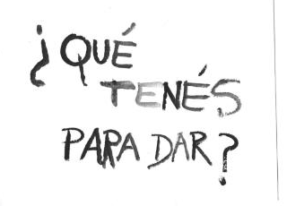 Letras a mano: ¿qué tenés para dar?