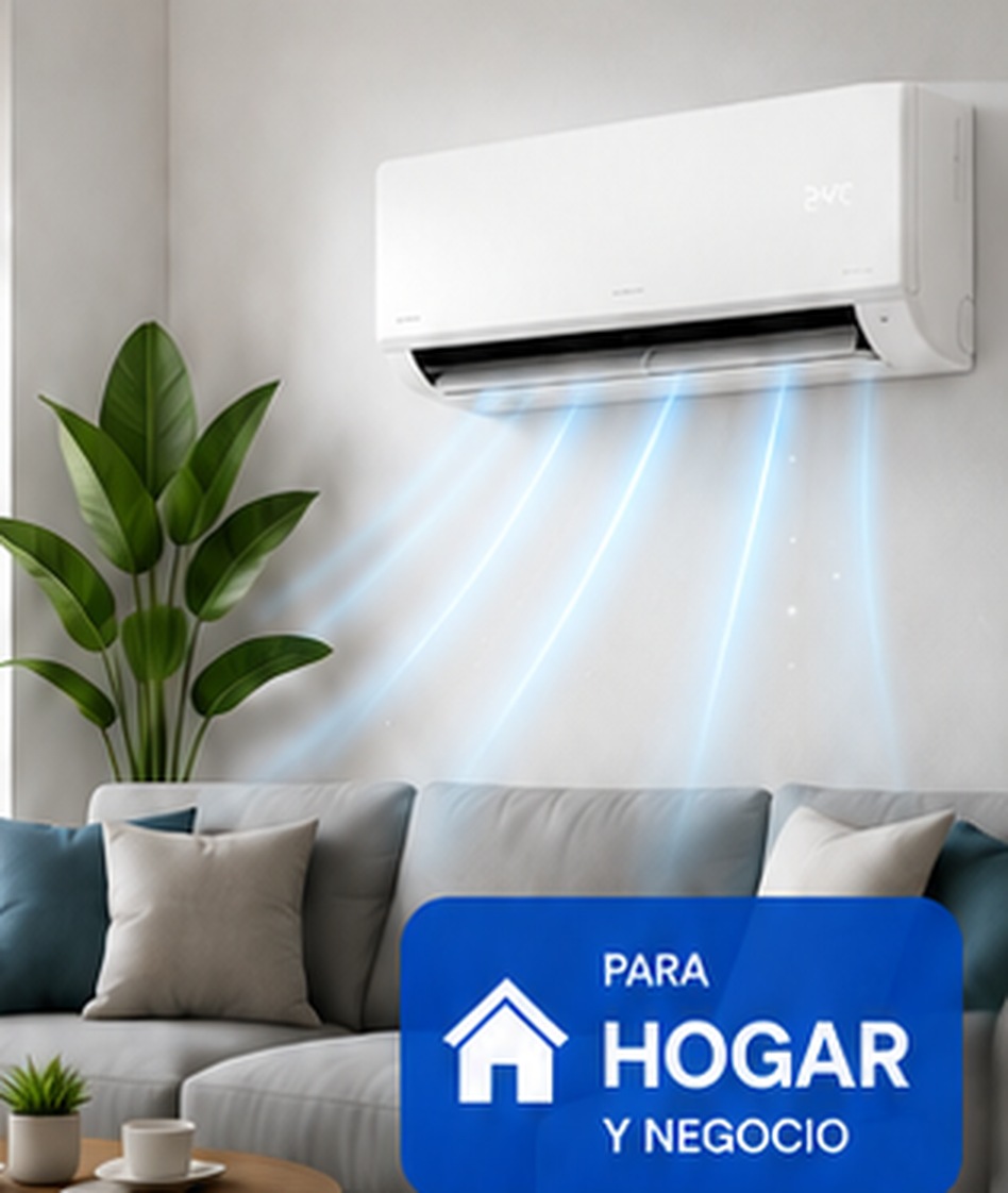 Aire acondicionado en una sala para el hogar