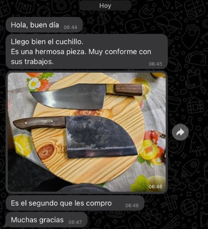 Testimonio de un cliente de Cuchillos de Campo