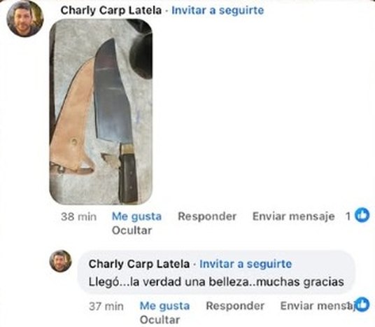 Testimonio de un cliente de Cuchillos de Campo
