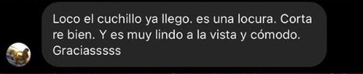 Testimonio de un cliente de Cuchillos de Campo