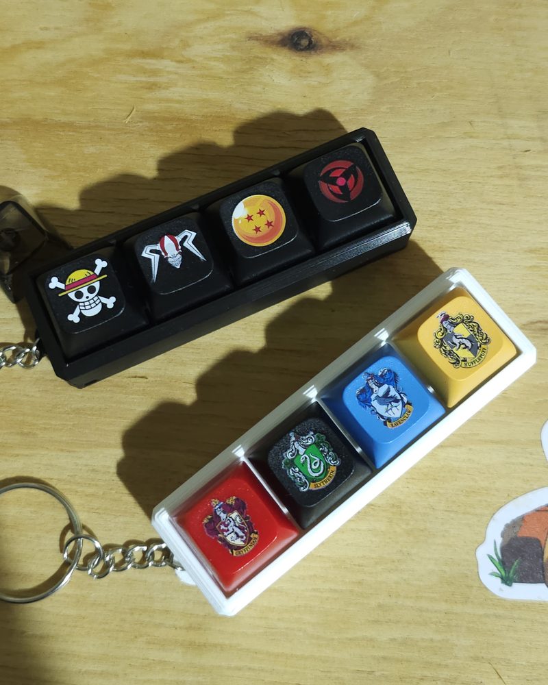 Clickers x4 personalizados One Piece, Dragon Ball y Harry Potter