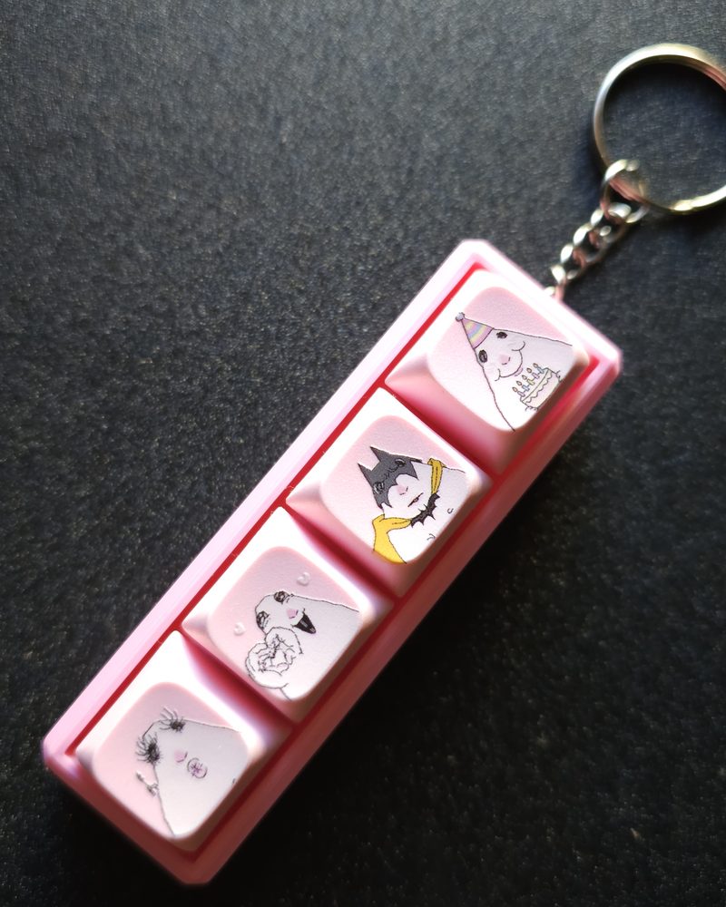 Clicker x4 rosa personalizado