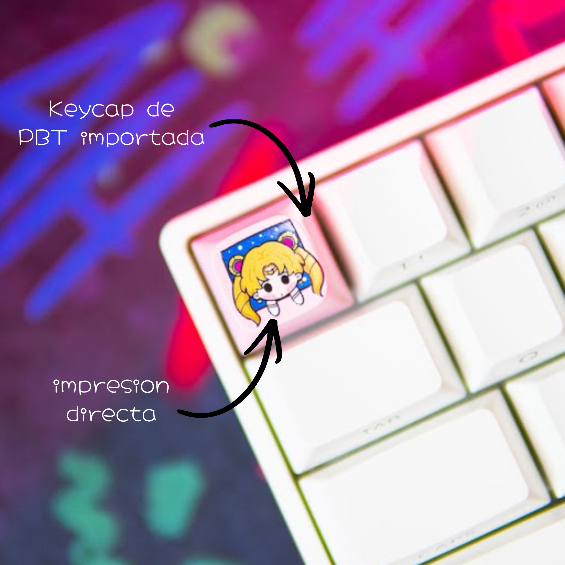 Keycap Pro con impresión directa