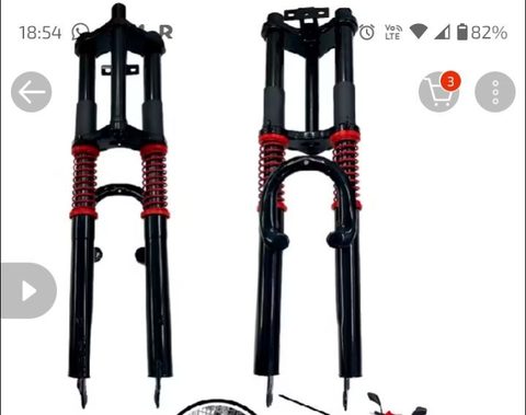 Foto de cliente — Garfo Da Bicicleta Elétrica Sousa Ecobike