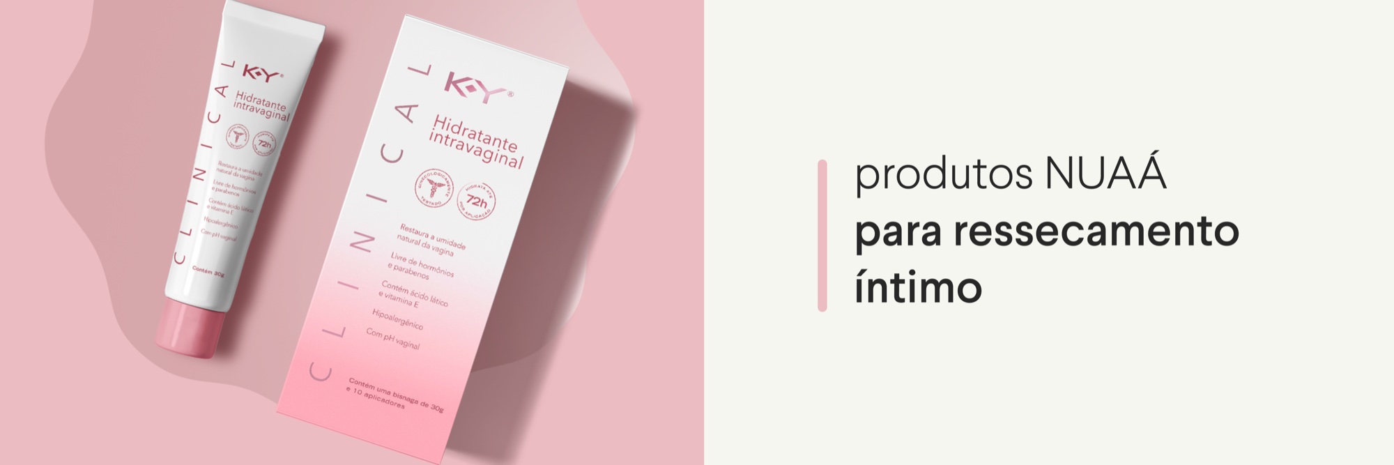 Conheça os produtos NUAÁ para ressecamento íntimo