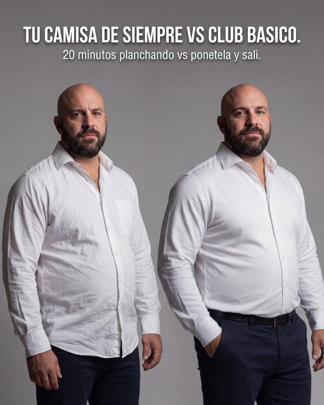 Comparativa camisas Club Básico vs otras marcas