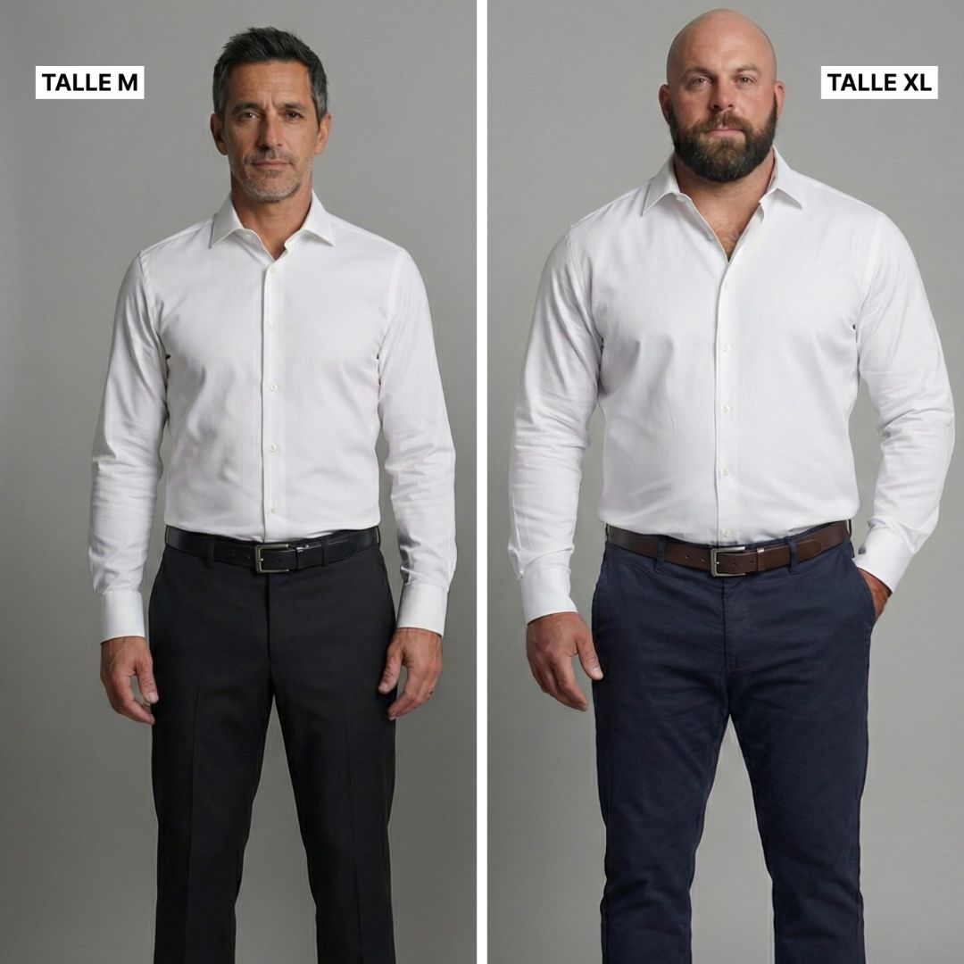 Guía de talles - Talle M y XL