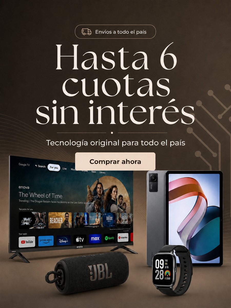 Hasta 6 cuotas sin interes