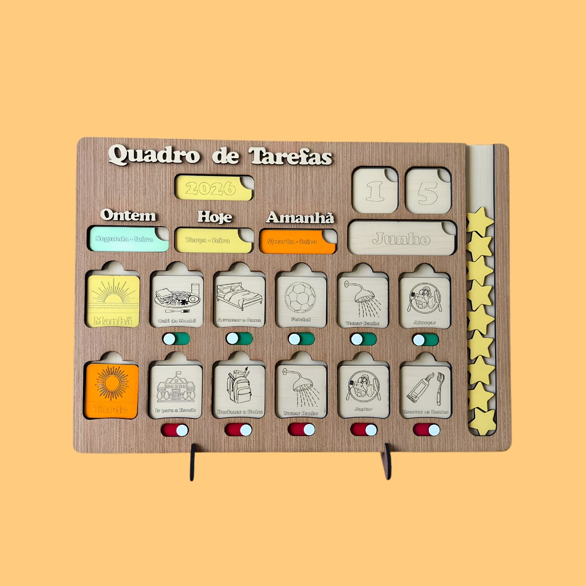 Quadro de Rotina 3 em 1