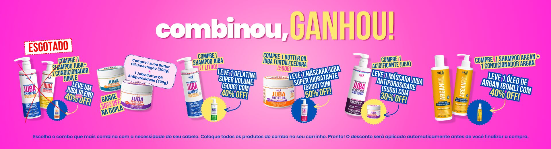 Combinou, Ganhou! Até 50% OFF na Widi Care