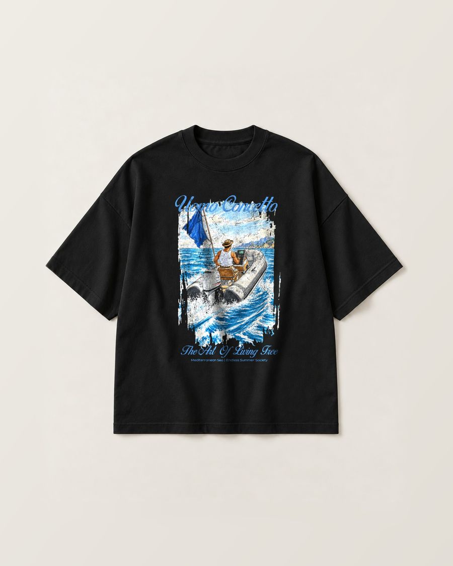 Camiseta The Art of Living Free preta