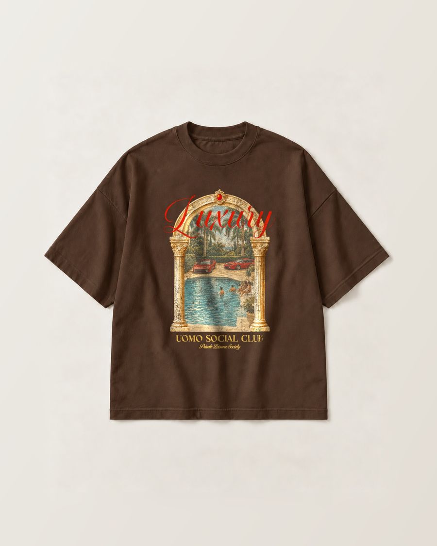 Camiseta Luxury marrom
