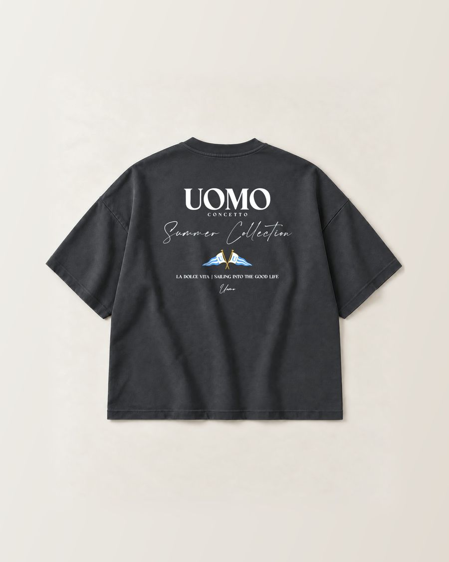 Camiseta Summer Collection chumbo estonado
