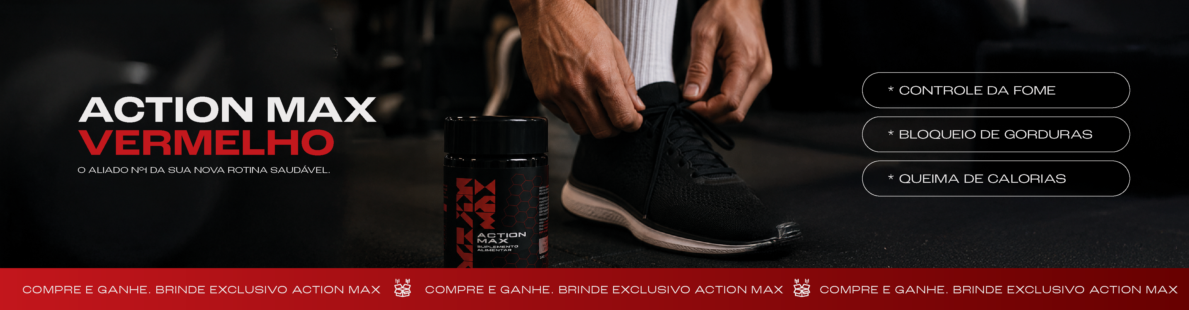 Action Max Vermelho: energia, libido e disposição